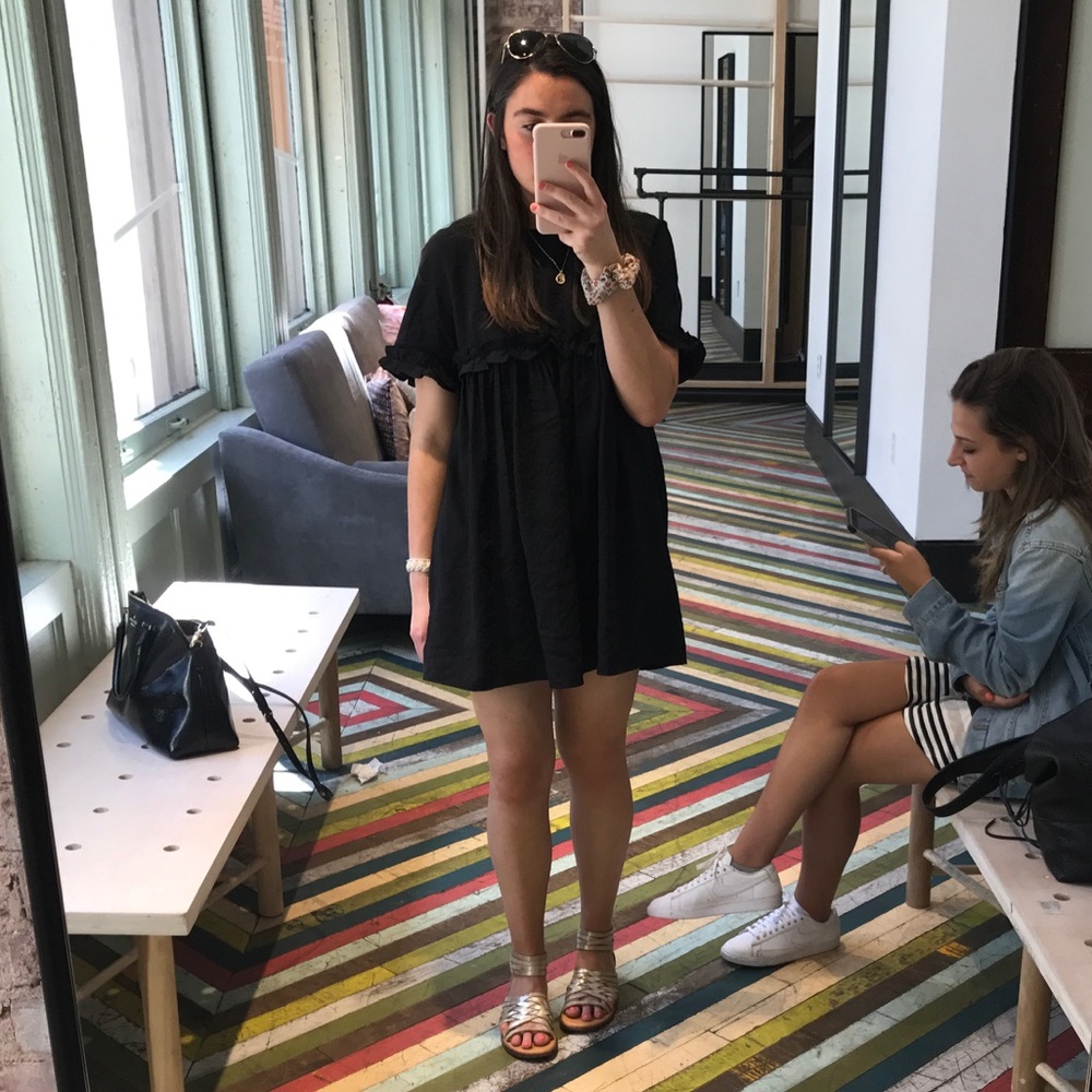 Black Summer Romper